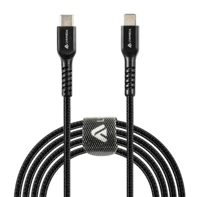 LYAMBDA Кабель интерфейсный Lyambda Type-C(m)/Lightning(m), 3A, 1м, чёрный LCL10-BK 