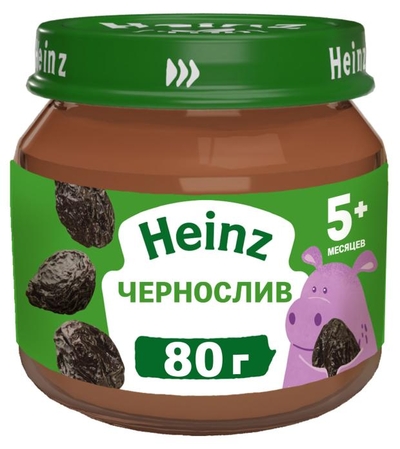 Heinz Пюре Heinz чернослив с 5 мес., 80 г 