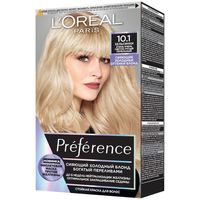 Loreal Краска для волос L'Oreal Paris Preference Cool Blondes Хельсинки, №10.1, 273 мл Loreal 