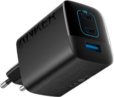 ANKER Сетевое зарядное устройство Anker 336 2xUSB-C+USB-A, GaN, 67 Вт черный ANK-A2674G11-BK