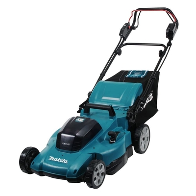 Makita Аккумуляторная газонокосилка Makita, 2x18 В, 53 см, 70 л, c 2 АКБ 5 Ач и ЗУ, DLM539CT2 