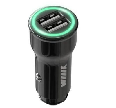 Wiiix Зарядное устройство автомобильное Wiiix 2.4A (PD) 2xUSB черное UCC-5-2-01-ANT 