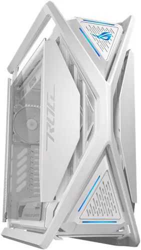 ASUS Корпус eATX ASUS 90DC00F3-B39000 белый, без БП, боковые панели из закаленного стекла, 4*USB 3.2, 2*USB Type-C, audio GR701 ROG HYPERION 90DC00F3-B39000