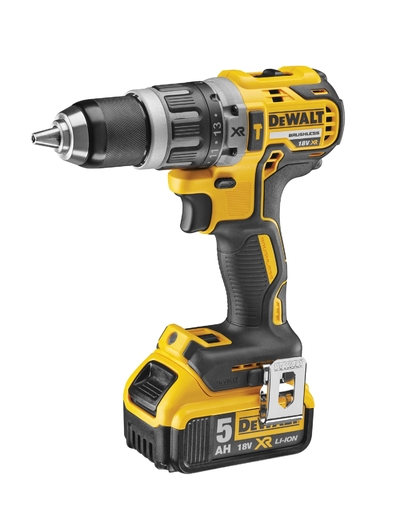 DeWalt Набор из четырёх инструментов DeWALT: дрель-шуруповерт DCD796 + шуруповерт DCF887 + УШМ DCG405 + перфоратор DCH273, DCK422P3T 