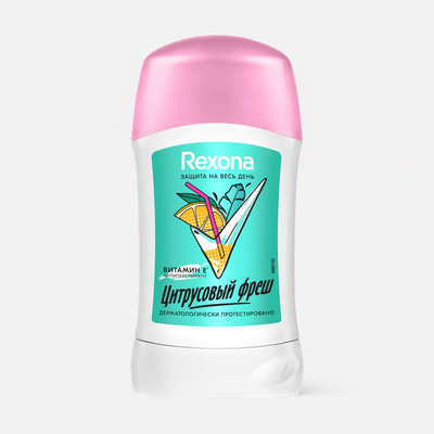 Rexona Антиперспирант-карандаш Rexona Цитрусовый фреш с защитой от пота и запаха на 48 часов, 40 мл