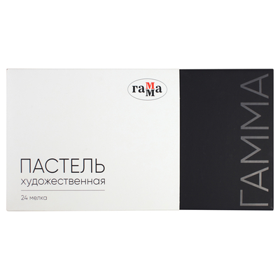 ГАММА Набор пастели сухая Гамма, 24 цвета, картон. упак. ГМ-106202324