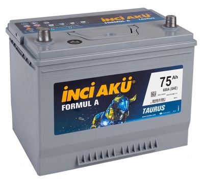 Inci Aku Автомобильный аккумулятор Inci Aku Formul A 75 Ач прямая полярность D26R D26 075 060 117
