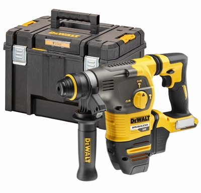 DeWalt Аккумуляторный бесщеточный перфоратор DEWALT 54 В, 2.8 Дж, 4390 уд/мин, 980 об/мин, без АКБ и ЗУ, в кейсе TSTAK, DCH323NT DCH323NT-XJ 