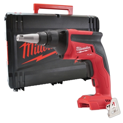 Milwaukee Аккумуляторный шуруповерт Milwaukee M18 FSG-0X, для гипсокартона, 18 В, 13 Нм, 4500 об/мин, без АКБ и ЗУ, в кейсе, 4933459201 