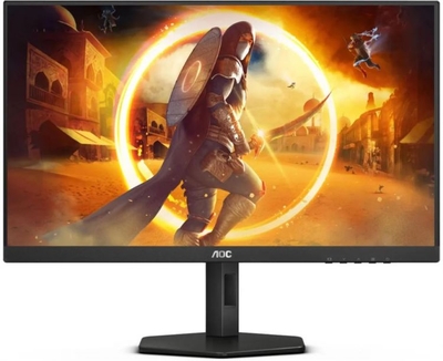 AOC Монитор 27" AOC черный IPS LED 0.5ms 16:9 HDMI M/M матовая HAS Piv 300cd 178гр/178гр 1920x1080 180Hz DP FHD 27G4X 27G4X/01