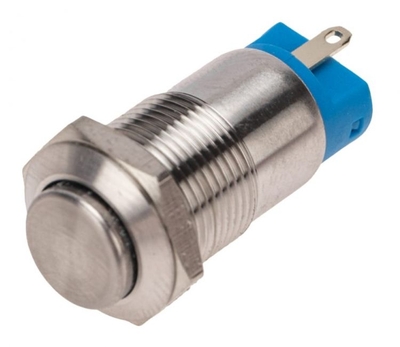 Rexant Кнопка Rexant антивандальная диам. 12 Б/Фикс (2с) OFF-(ON) выпуклая (A12-B2) 36-3151 