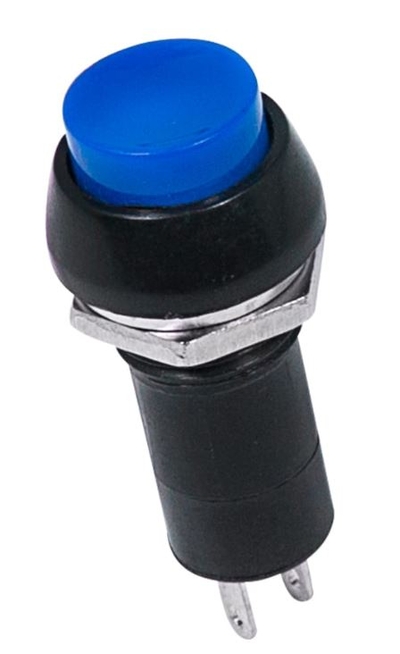 Rexant Выключатель Rexant кнопка 250V 1А (2с) ON-OFF синяя (PBS-11А) 36-3031 