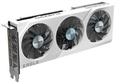 Gigabyte Видеокарта PCI-E GIGABYTE 8GB GDDR6 128bit 5nm 2505/18000MHz 2*HDMI/2*DP GeForce RTX 4060 EAGLE OC ICE (GV-N4060EAGLEOC ICE-8GD) GV-N4060EAGLEOC ICE-8GD