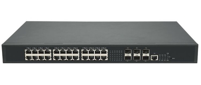 Gigalink Коммутатор управляемый GIGALINK L3 PoE, Stack, 24*1/2.5 Гбит/с PoE (8 портов 802.3BT, 16 портов 802.3at), 6*1/10Гбит/с SFP+, PoE 740Вт GL-SW-G305-30P 