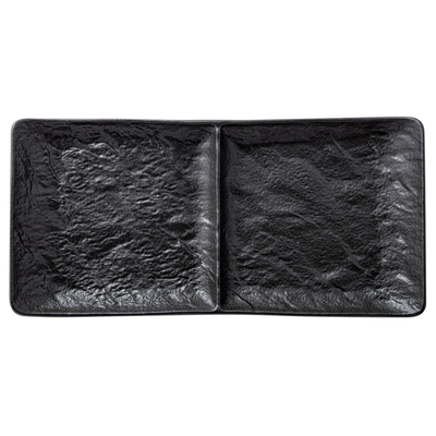 Wilmax Блюдо Wilmax SlateStone 2 секции 27х13 см 
