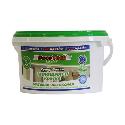 Decotech Краска моющаяся Decotech база WA 10 л 
