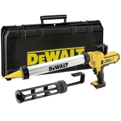 DeWalt Аккумуляторный пистолет для герметика DEWALT 18 В, 2500 Н, 584 мм/мин, без АКБ и ЗУ, в кейсе, DCE581NK 