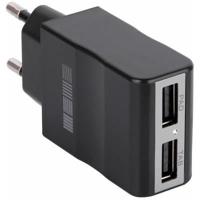 Inter-Step Сетевое зарядное устройство Inter-Step IS-TC-2USB02KRT-000B201 
