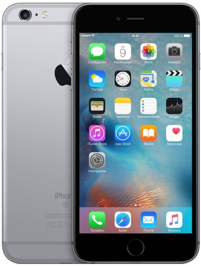 Apple Смартфон Apple iPhone 6s Plus 16Gb Space Gray MKU12RU/A