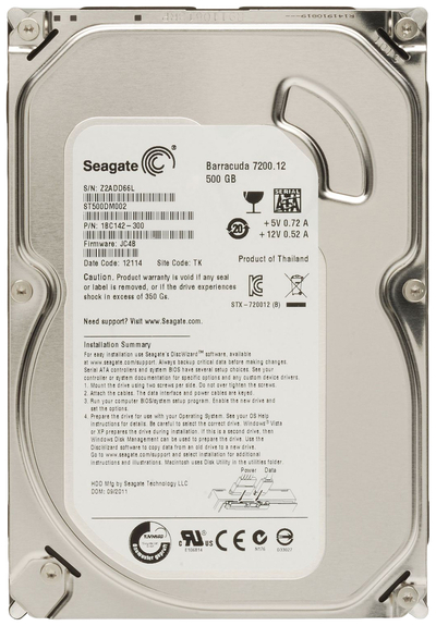 Seagate Жесткий диск Seagate Barracuda 7200.14 ST500DM002 ST500DM002