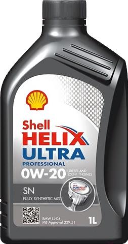 Shell Моторное масло Shell Helix Ultra SN 0W20 (1л) 