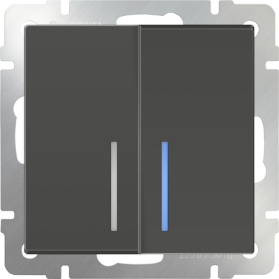Werkel Выключатель Werkel WL07-SW-2G-2W-LED / a029876 