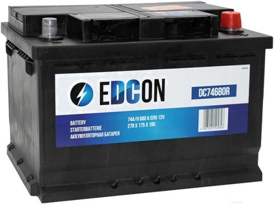 Edcon Автомобильный аккумулятор Edcon DC74680R (74 А/ч)
