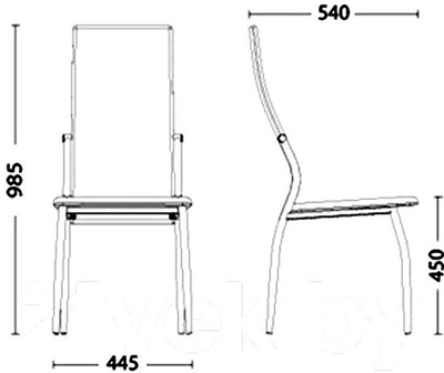 Nowy Styl Стул Nowy Styl Martin Chrome (ECO-45) 