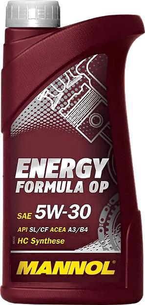MANNOL Моторное масло Mannol Energy Formula OP 5W30 API SL/CF / MN7912-1 