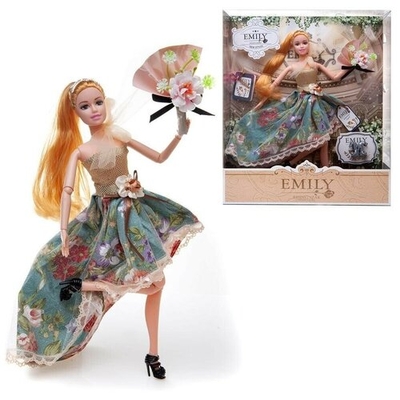 Emily Кукла с аксессуарами Emily QJ078D 