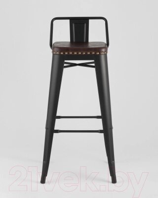 Stool Group Стул барный Stool Group Tolix Soft / LF630A Matte Black 3474+PU7005 
