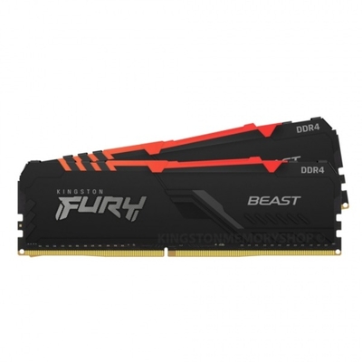 Kingston Оперативная память DDR4 Kingston KF437C19BBAK2/16 