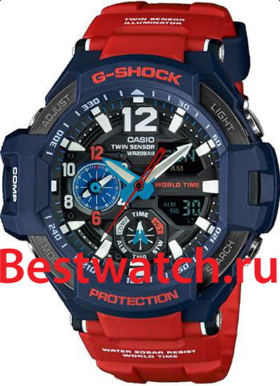 Casio Часы наручные мужские Casio GA-1100-2A 