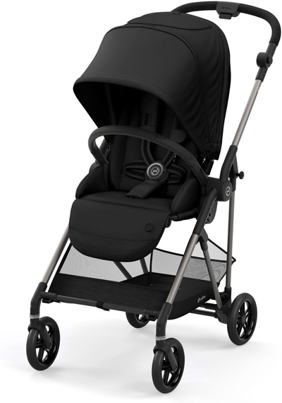 Cybex Детская прогулочная коляска Cybex Melio Deep Black 