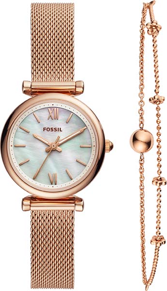 Fossil Часы наручные женские Fossil ES4443SET 