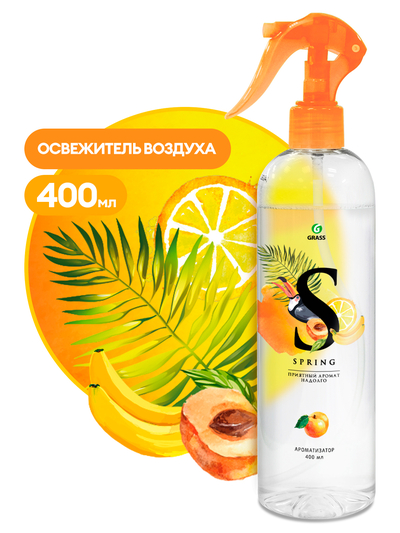 РОССИЯ Жидкий освежитель воздуха "Spring" (флакон 400 мл) РОССИЯ 125116 