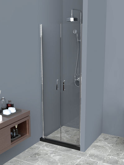BelBagno Душевая дверь в нишу BelBagno Uno 70 см прозрачное стекло профиль хром UNO-B-2-70-C-Cr