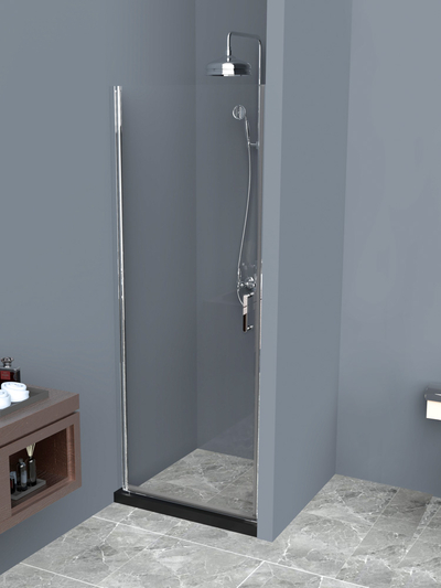 BelBagno Душевая дверь в нишу BelBagno Uno 75 см прозрачное стекло профиль хром UNO-B-1-75-C-Cr