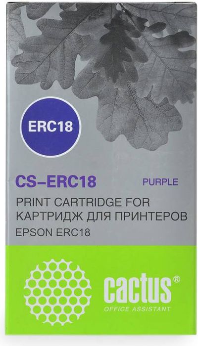 CACTUS Картридж Cactus CS-ERC18 для Epson ERC 18/Samsung ER4615-R фиолетовый CS-ERC18