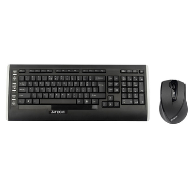 A4Tech Клавиатура+мышь A4Tech 9300F (черный) 