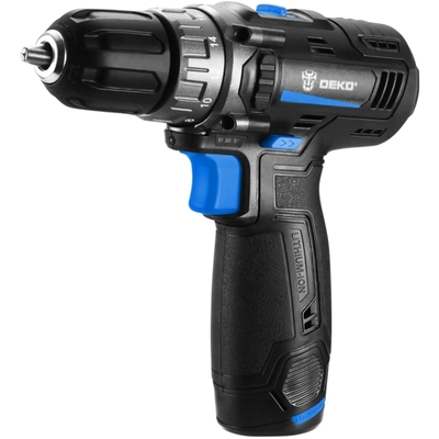 Deko Дрель-шуруповерт аккумуляторная Deko ZKCD12 084-1040, 12 В Li-ion 2x3 Ач ZKCD12