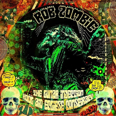 NUCLEAR BLAST Рок Nuclear Blast Rob Zombie - The Lunar Injection Kool Aid Eclipse Conspiracy (Blue in Bottle Green with Black and Bone Splatter Vinyl LP) 