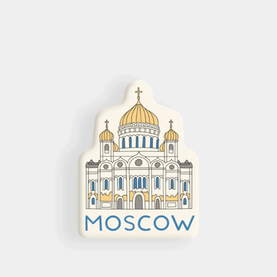 Подписные издания Стикер объемный "Москва. Храм Христа Спасителя" Подписные издания ПИ-1192473