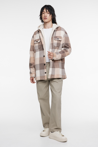 Befree Рубашка oversize фланелевая с принтом в клетку befree 2339925318