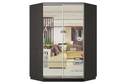 Hoff Шкаф-купе угловой 2-дверный Hoff Практик 71