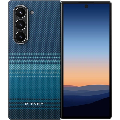 Pitaka Чехол Pitaka Fusion Moonrise MagEZ Case 5 для Galaxy Z Fold6 синий FMFOLD6