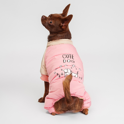 Petmax Petmax Комбинезон для собак, 5XL, розовый (девочка) 
