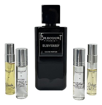 Brecourt Brecourt набор (п/вода 100мл + одеколон 5мл + absolu 5мл + Fresh Molecule 7мл + Bois Epices 7мл) Subversif 