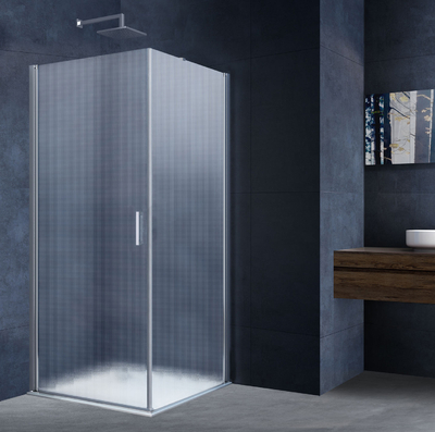 Vincea Душевой уголок Vincea Alpha 90x90 VSR-3ALP9090MT без поддона, стекло текстурное, профиль хром VSR-3ALP9090MT