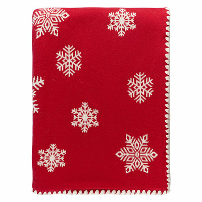 Tkano Плед Tkano New Year Essential Fluffy snowflakes TK23-TH0006